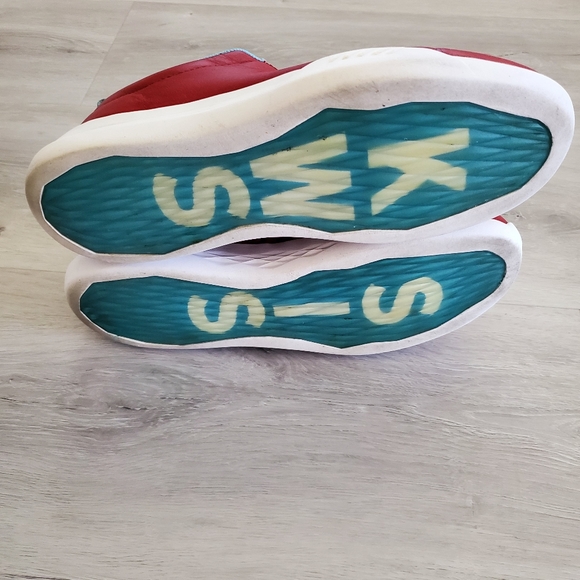 K-Swiss chili red leather sneakers - Picture 6 of 13